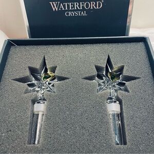Waterford Crystal Stopper Celebration Star Set